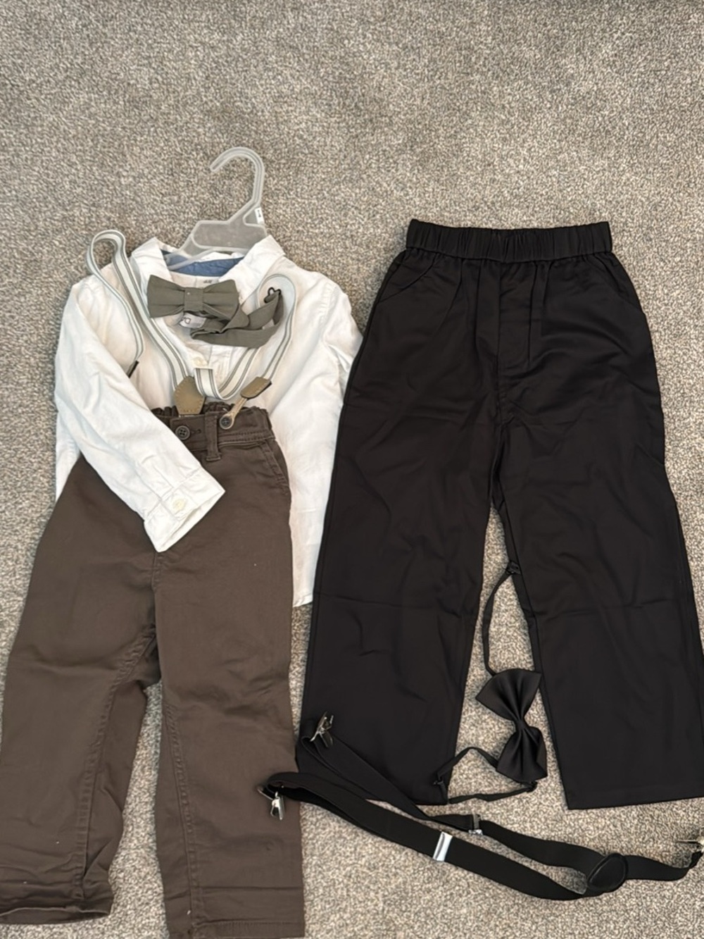 H&M Brown Kids Dress Pants with Bowtie